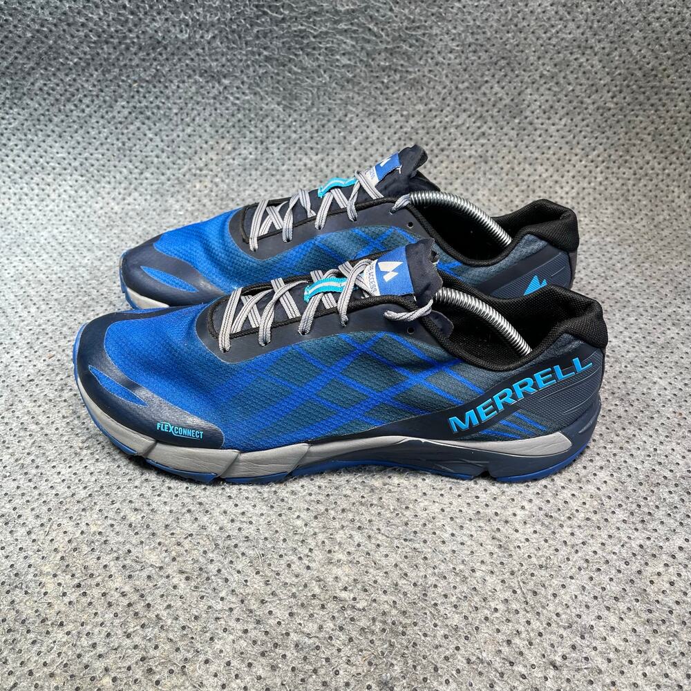 Merrell Bare Access Flex Black Blue Shoes Size 11.5 Men’s